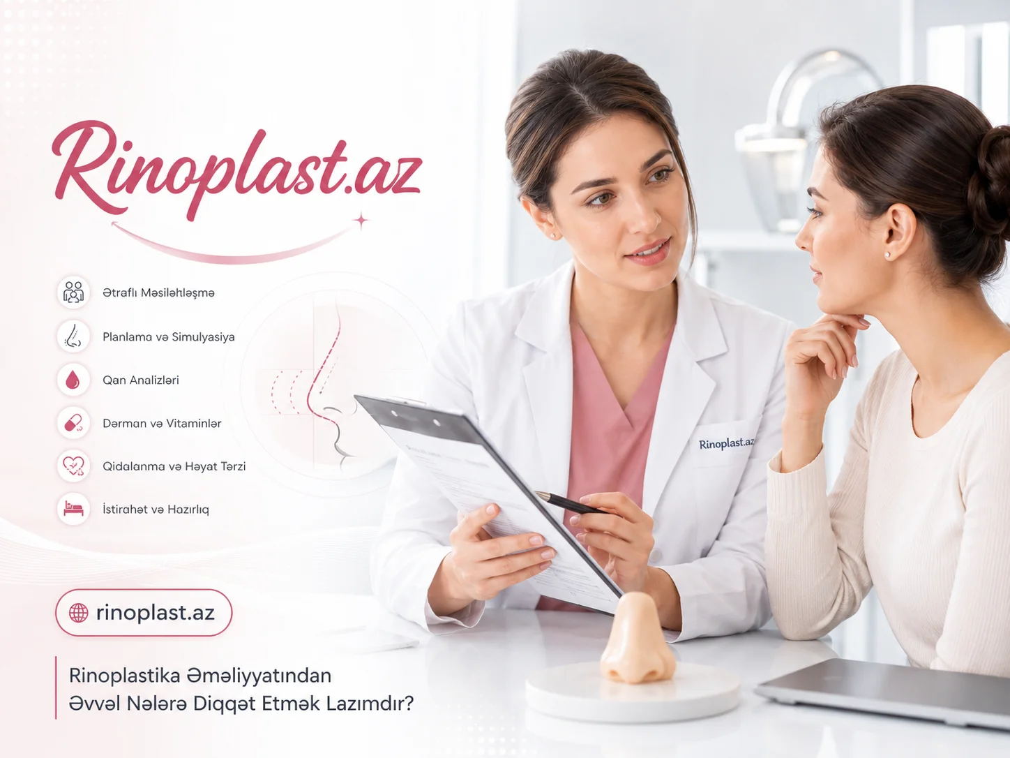 Rinoplastika Emeliyyatindan Evvel Nelere Diqqet Etmek Lazimdir?